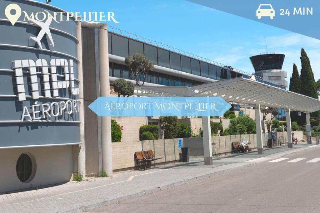 028- Chu Hopital, Appart 2Chambres, Parking, Tram Montpellier Exteriér fotografie