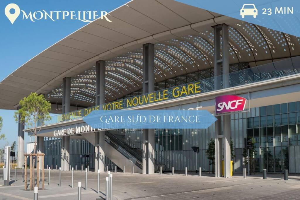 028- Chu Hopital, Appart 2Chambres, Parking, Tram Montpellier Exteriér fotografie